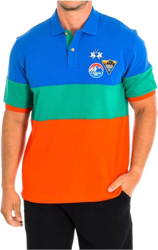 LA MARTINA Multicolor korte mouw polo shirt Multicolor Heren