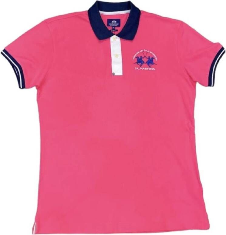 LA MARTINA Polo Shirts Roze Heren