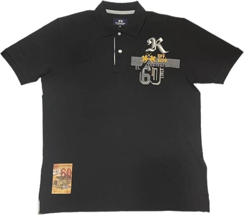 LA MARTINA Polo Shirts Zwart Heren