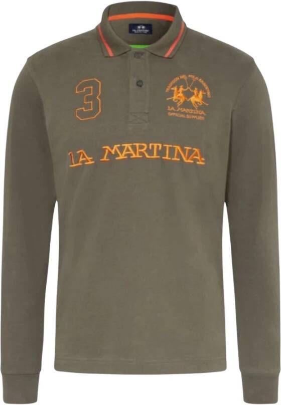 LA MARTINA Poloshirt Groen Heren