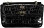 LA MARTINA Elegante Ketting Schoudertas met Contrasterende Accenten Black Dames - Thumbnail 1