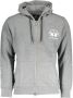 LA MARTINA Grijze Katoenen Sweater met Capuchon en Rits Gray Heren - Thumbnail 1