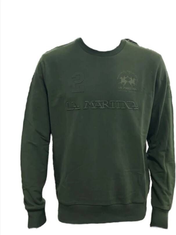 LA MARTINA Sweatshirt Hoodies Groen Heren
