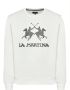 LA MARTINA Elegant sweatshirt met lange mouwen en ronde hals White Heren - Thumbnail 1