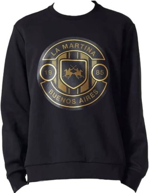 LA MARTINA Sweatshirt Hoodies Zwart Heren