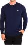 LA MARTINA Blauwe Geborduurde Sweatshirt met Lange Mouwen Blue Heren - Thumbnail 1