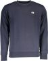 LA MARTINA Blauwe Geborduurde Sweatshirt met Lange Mouwen Blue Heren - Thumbnail 4