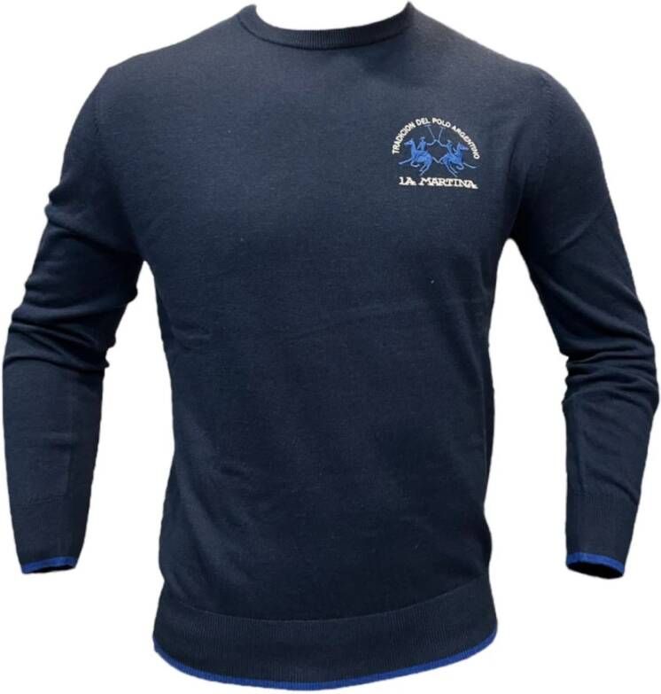 LA MARTINA Sweatshirts Hoodies Blauw Heren