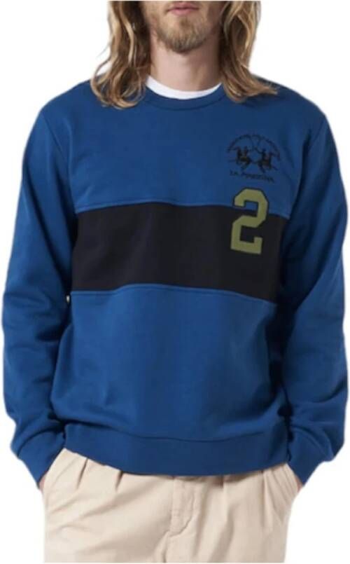 LA MARTINA Sweatshirts Hoodies Blauw Heren