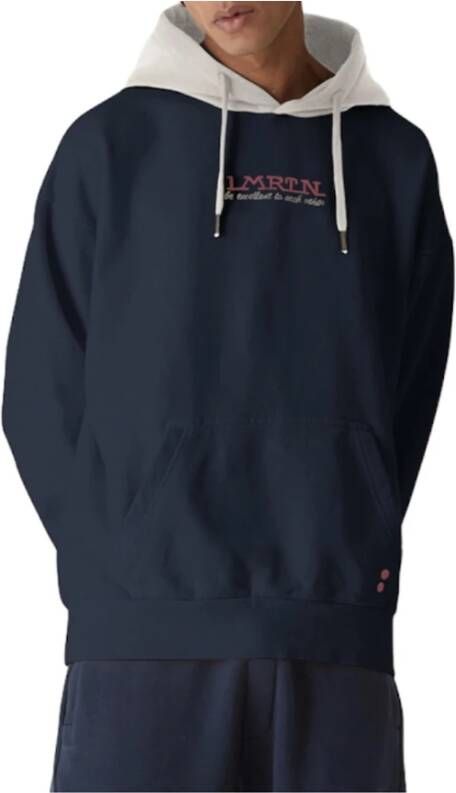 LA MARTINA Sweatshirts Hoodies Blauw Heren