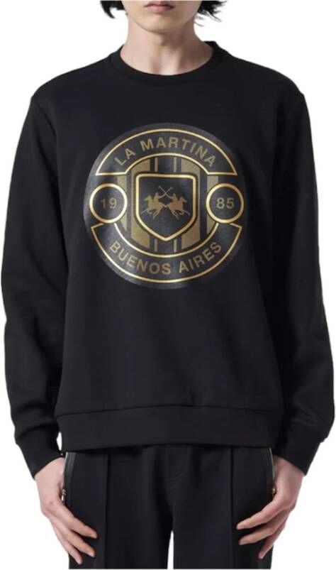 LA MARTINA Sweatshirts Hoodies Zwart Heren