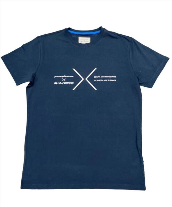LA MARTINA T-Shirts Blauw Heren
