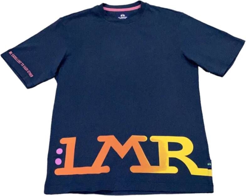 LA MARTINA T-Shirts Blauw Heren