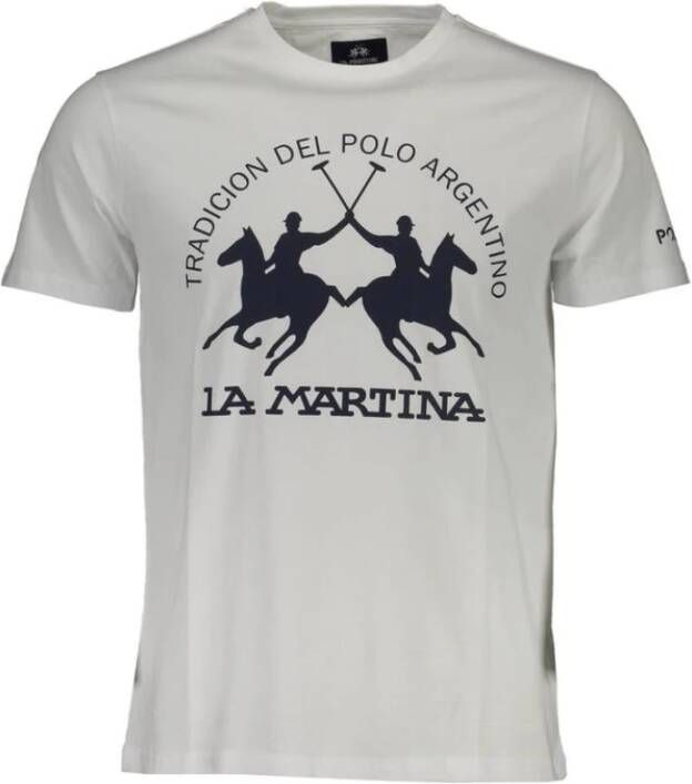 LA MARTINA T-shirts Wit Heren