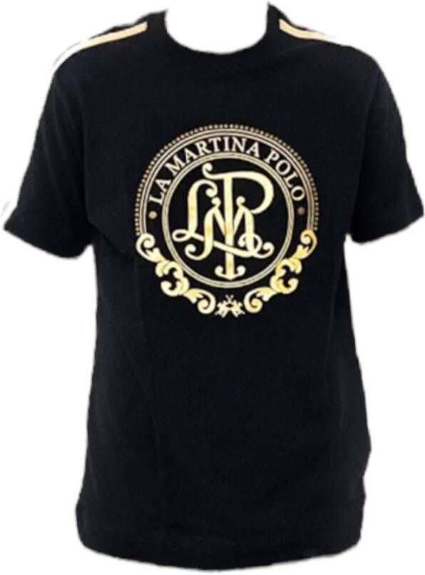 LA MARTINA T-Shirts Zwart Heren