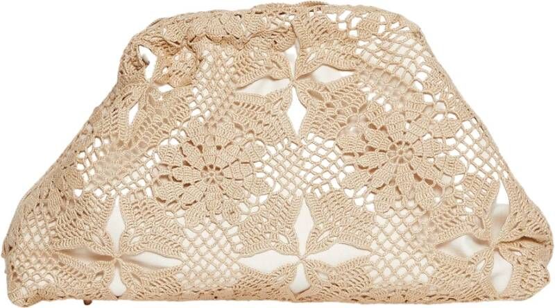 La Milanesa Clutches Beige Dames