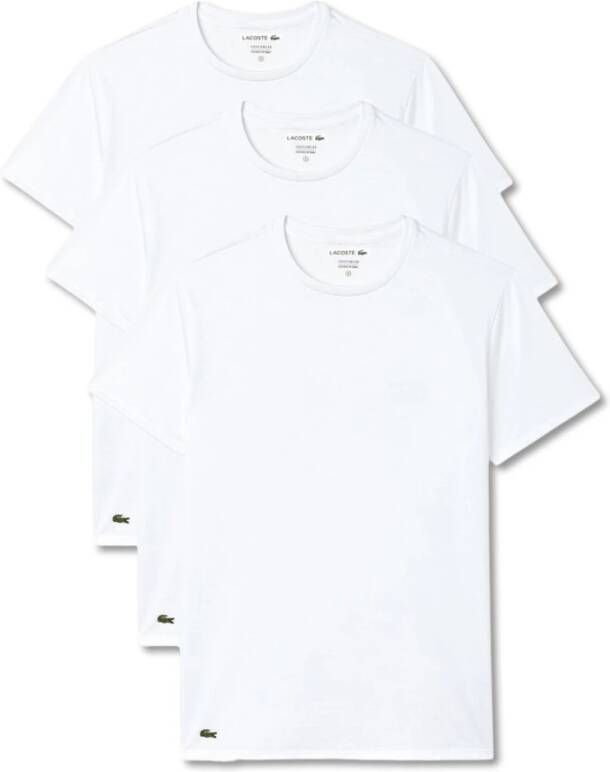 Lacoste 3-Pack C-Neck T-Shirts Wit Heren