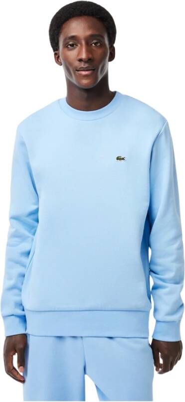 Lacoste Heren Lichtblauwe Basic Sweater Blauw Heren