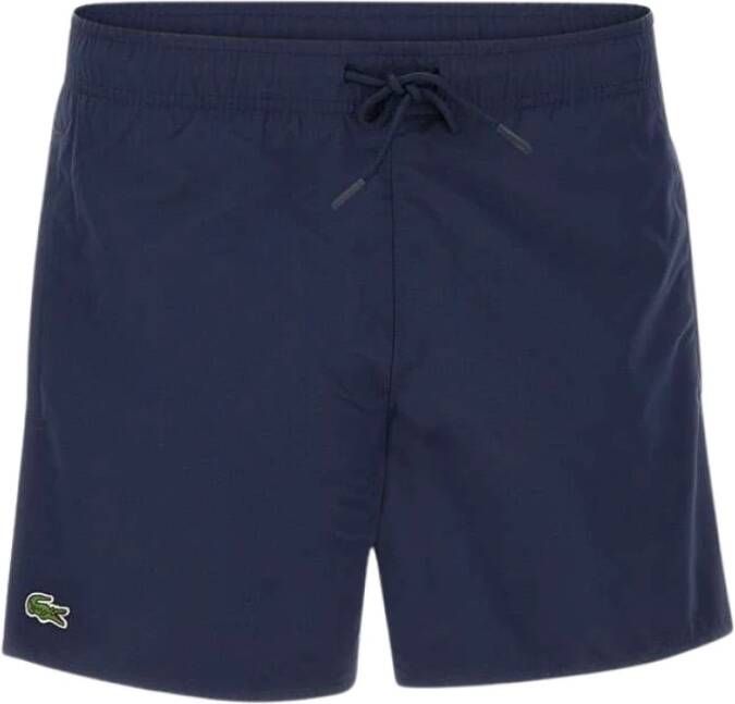 LACOSTE Heren Zwembroeken 1hm1 Mens Swimming Trunks 12 Donkerblauw - Foto 5