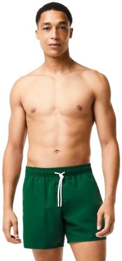 LACOSTE Heren Zwembroeken 1hm1 Men's Swimming Trunks 1121 Groen