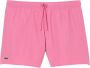 Lacoste Roze Zwemshorts Strandkleding Elastische Taille Roze Heren - Thumbnail 1