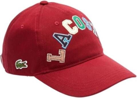 Lacoste Caps Rood Heren