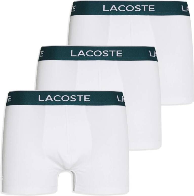 Lacoste Casual Cotton Stretch Underwear White Wit Heren