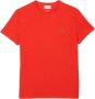 LACOSTE Heren Polo's & T-shirts 1ht1 Men's Tee-shirt 1121 Oranje - Thumbnail 2