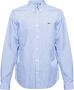 Lacoste Heldere Blauw Geruite Overhemd Blue Heren - Thumbnail 1
