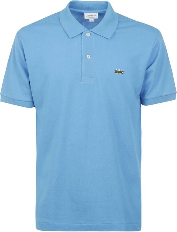 Lacoste Clear Blue T-shirts en Polos Blauw Heren
