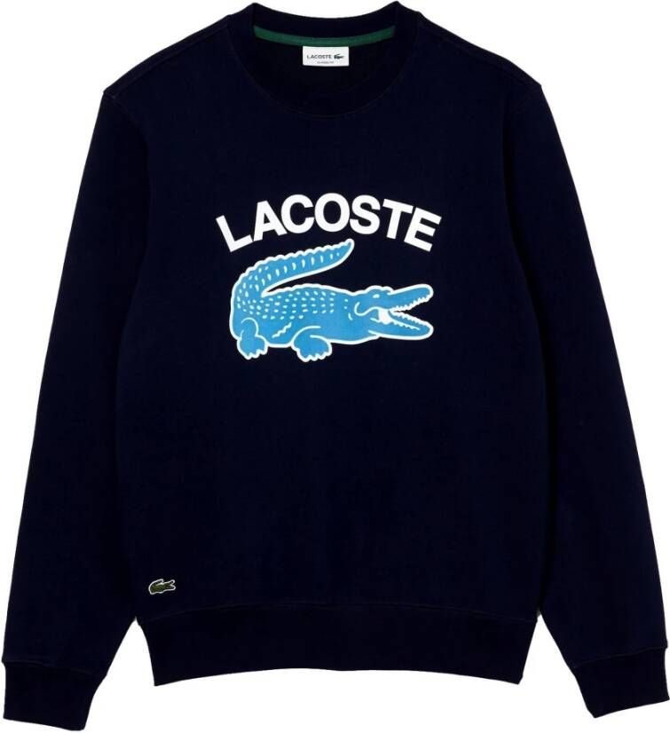 Lacoste Comfortabele en stijlvolle Sh9689 Sweatshirt Blue Heren