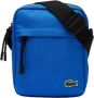 Lacoste Compacte Schoudertas met Rits Georganiseerd en Modieus Blauw Heren - Thumbnail 1