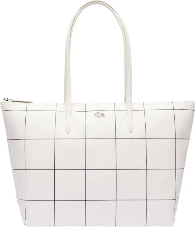 Lacoste Concept Seasonal Tote Bag White Dames