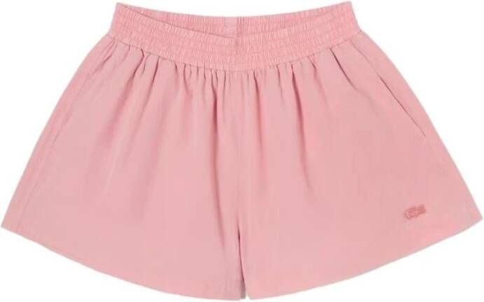 Lacoste Dames Korte Broek Ff6944 Pink Dames