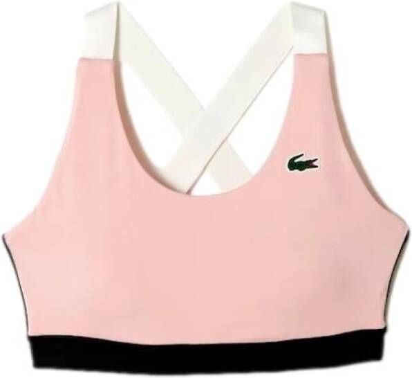 Lacoste Stijlvolle Roze Dames Sporttop Pink Dames