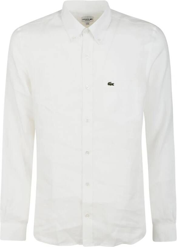 Lacoste Formal Shirts Wit Heren