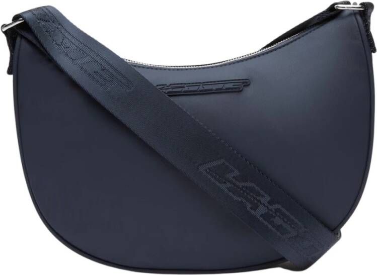 Lacoste Halvemaan Cross Body Tas Blauw Dames