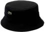 Lacoste Biologisch Katoenen Bucket Hat Black - Thumbnail 1