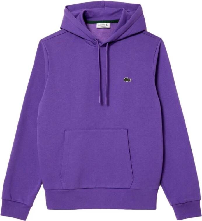 Lacoste Paarse Heren Hooded Jogger Sweatshirt Purple Heren