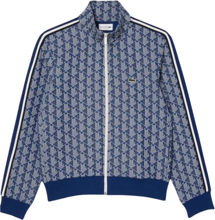 Lacoste Sweater met monogrampatroon Blauw - Foto 3