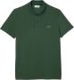 Lacoste Groen Logo Front Button Polo Shirt Green Heren - Thumbnail 1