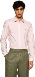 Lacoste Heren Slim Fit Overhemd Ch5620 Roze Heren