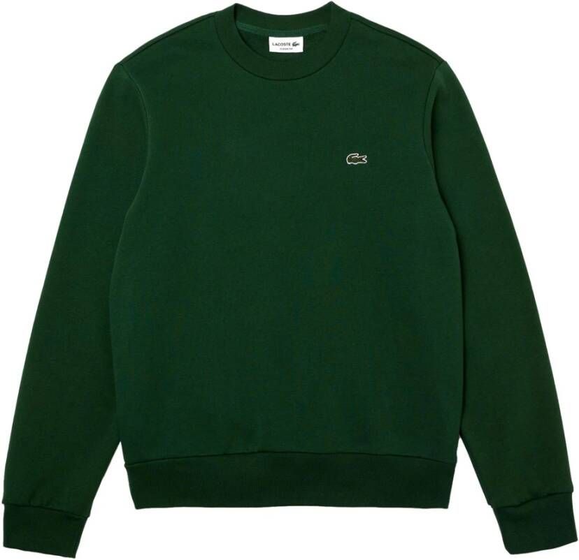 Lacoste Comfortabele Crewneck Sweatshirt voor Mannen Green Heren - Foto 4