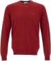 Lacoste Regular fit gebreide pullover met ronde hals - Thumbnail 1