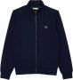 Lacoste Navyblauwe Katoenen Sweatshirt met Hoge Kraag en Ritssluiting Blauw Heren - Thumbnail 3