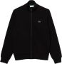 Lacoste Biologisch katoenen trui met hoge kraag en ritszakken Black Heren - Thumbnail 2