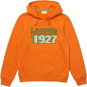 Lacoste Hooded fleece sweatshirt Oranje Heren