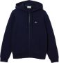 Lacoste Biologische Katoenen Hoodie Iconische Stijl Langdurig Comfort Blue Heren - Thumbnail 1