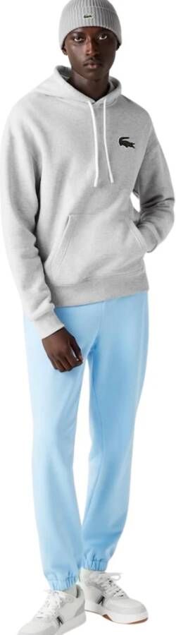 Lacoste Ruimvallende Unisex Hoodie Gray Dames