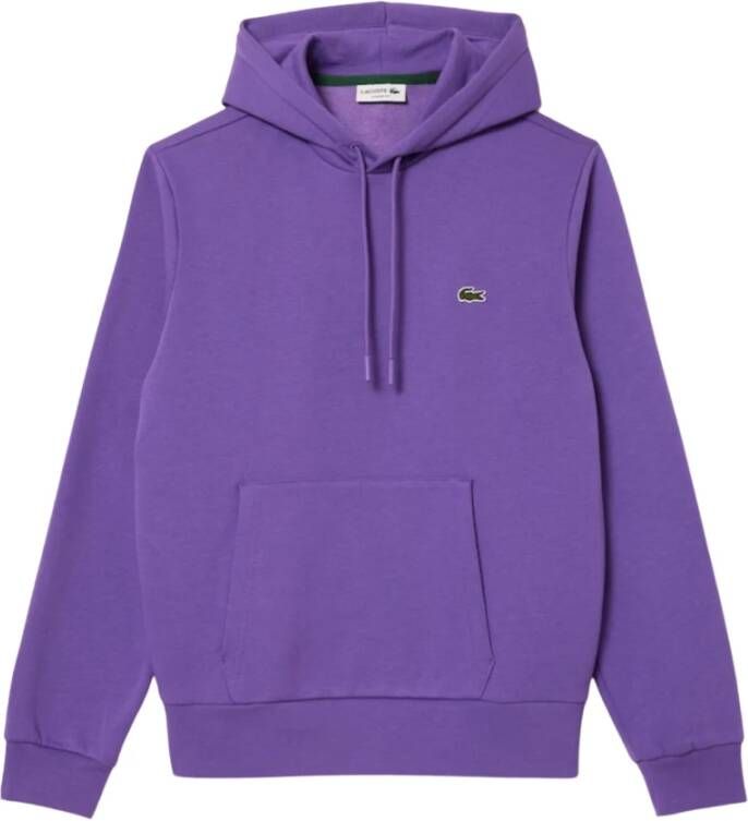 Lacoste Paarse Heren Hooded Jogger Sweatshirt Purple Heren